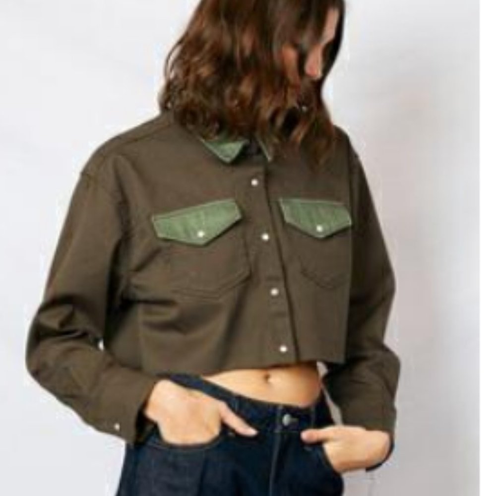Etica Denim Drew Top - Olive